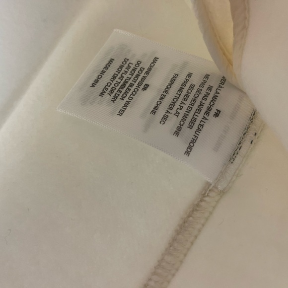 Soia & Kyo White Cream Puffy Front Fitted Jacket NWT Size L - Picture 8 of 8